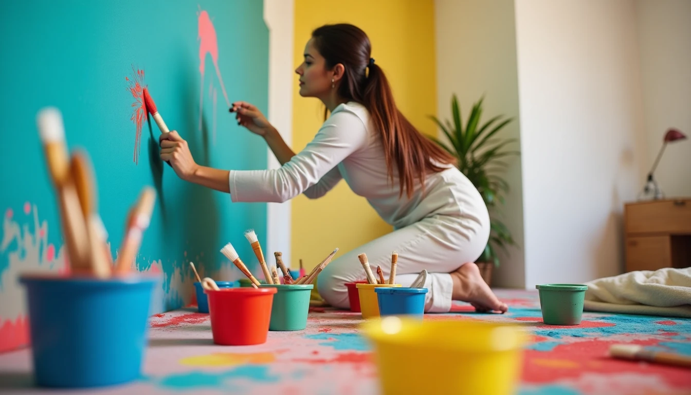 Peinture acrylique pour mur : conseils et astuces des experts en rénovation